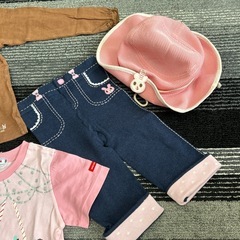 ミキハウス女の子服の画像