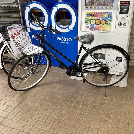 店頭在庫57台春日市27インチ自転車黒色21テクノロジー新品 AＳY24V031No9264