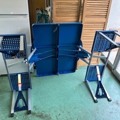 折りたたみ ピクニックテーブルの画像