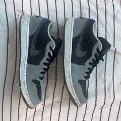 値下げしました！！AIR JORDAN 1 LOW CRATER グレー/ブラック 28.5cmの画像