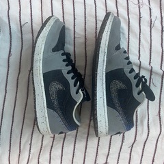 値下げしました！！AIR JORDAN 1 LOW CRATER グレー/ブラック 28.5cmの画像