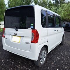 タント　4WD　ボディ錆び無し　電動スライドドア　スマートキー　バックカメラ　ナビ　テレビ　　車検あり12月まで　の画像