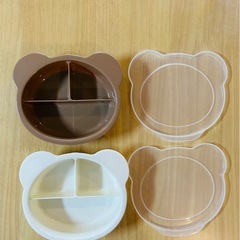 離乳食食器　くまのプレート　お皿の画像