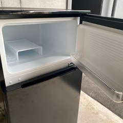 冷蔵庫　【美品】2024年制comfeeノンフロン冷凍冷蔵庫　RCT90BL 一人暮らし　小倉北区　の画像