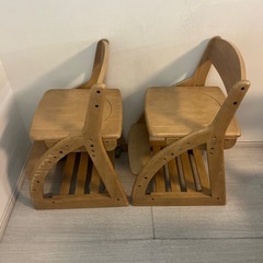 KOIZUMI 子ども用椅子 学習椅子　イス　いす　木製キッズチェア の画像