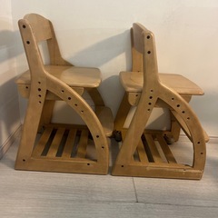 KOIZUMI 子ども用椅子 学習椅子　イス　いす　木製キッズチェア の画像