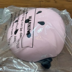 新品　Sサイズヘルメット　ピンクの画像