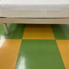 M337 ダブルベッド マットレス付の画像