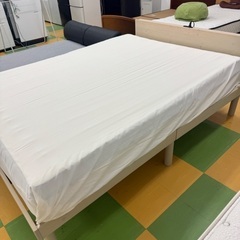 M337 ダブルベッド マットレス付