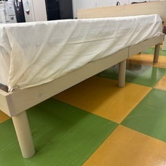 M337 ダブルベッド マットレス付の画像