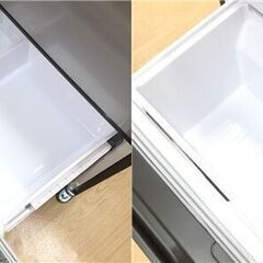  ss7694　アクア 冷蔵庫 135L AQR-14PBK(S) シャイニーシルバー 2ドア 取扱説明書付 AQUA 冷凍冷蔵庫 右開き 単身向け 一人暮らし コンパクト スリム 耐熱トップテーブル 冷蔵庫 中古の画像