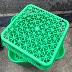【中古菌糸コンテナL】 ブローや菌床ボトルの整理に最適　積み重ねでスペース確保♪20個の画像