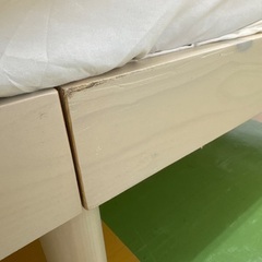 M337 ダブルベッド マットレス付の画像