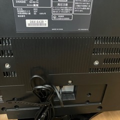 TOSHIBA REGZAのブラック液晶テレビ 32型の画像
