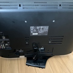 TOSHIBA REGZAのブラック液晶テレビ 32型の画像