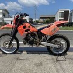 福山市　瀬戸町　GASGAS ガスガス EC250 98-00モデル 実動 書類無 レーサー 混合 保安部品付 オーリンズ レストア エンデューロ オフロード練習機にもの画像