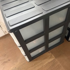 収納ケース３段　6個ケース付きの画像
