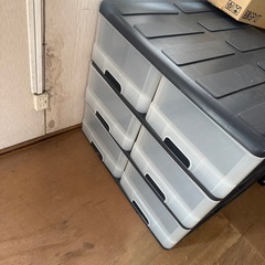 収納ケース３段　6個ケース付きの画像