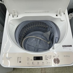 リユースのサカイ東金店 SHARP 洗濯機 21年製 6kg TJ15239の画像