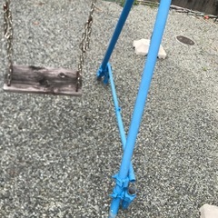 単管パイプブランコの画像