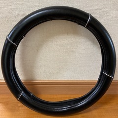 　中古ハンドルカバー　黒の画像