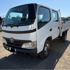 【格安】トラック　ダイナトラック　Wキャブセミロング　4WD  車検有り　低走行の画像