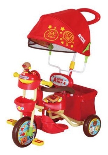 アンパンマン 三輪車 それいけ！アンパンマン デラックスII レッド 赤