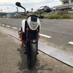 福山市　瀬戸町　KTM 690デューク R ABS DUKE 2013年 実動 書類付き 吹け上がり良好 パワーパーツ 通勤快速 ジムカーナ ロングツーリングにもの画像