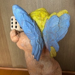 木彫り　オブジェ　置物　の画像