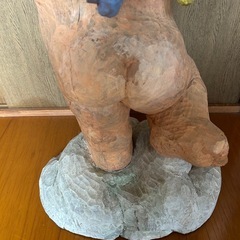 木彫り　オブジェ　置物　の画像