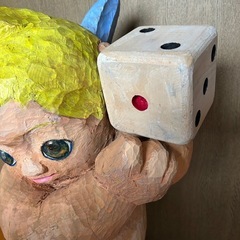 木彫り　オブジェ　置物　の画像