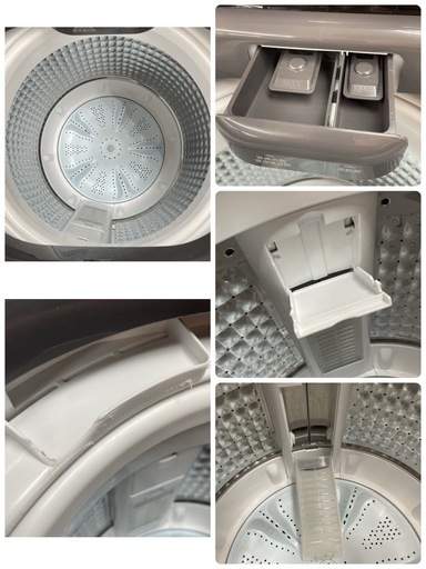 R072 ☀️ ジモティー限定特別価格！ 2024年製の高年式！ Haier 洗濯機（洗濯5.5㎏) JW-U55LK ⭐ 動作確認済