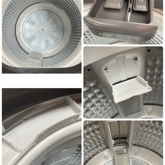 R072 ☀️ ジモティー限定特別価格！ 2024年製の高年式！ Haier 洗濯機（洗濯5.5㎏) JW-U55LK ⭐ 動作確認済 ⭐ クリーニング済の画像