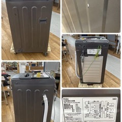 R072 ☀️ ジモティー限定特別価格！ 2024年製の高年式！ Haier 洗濯機（洗濯5.5㎏) JW-U55LK ⭐ 動作確認済 ⭐ クリーニング済の画像