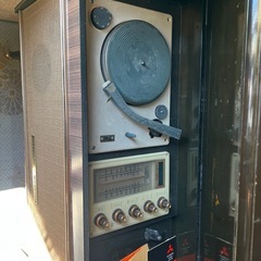 三菱　レトロレコードプレーヤーの画像