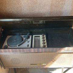 三菱　レトロレコードプレーヤーの画像
