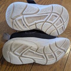 スケッチャーズ Skechers 黒　子供用シューズ　12cmの画像