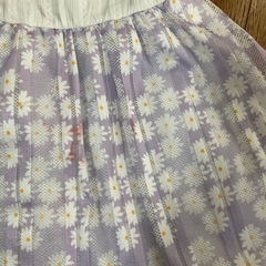 ノースリーブ花柄ワンピースの画像