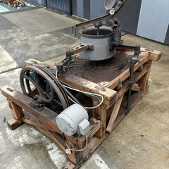 【昭和レトロ】橋本式製茶機械（揉捻機）インテリア・飾りにの画像