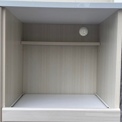 【14791】木製食器棚　レンジ台の画像