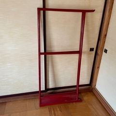 衣紋掛けの画像