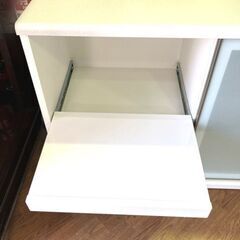 NITORI/ニトリ■キッチンローボード カウンターリーフ キッチン収納白 ホワイトの画像