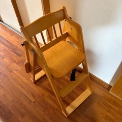 折りたたみ可　ベビーチェア　ハイチェア　の画像