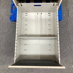 PLUS ファイリングキャビネット 引き出しタイプ 書類収納 整理 2段 鍵付き 事務用品の画像