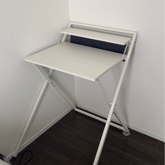 机　折りたたみ　ホワイト　　