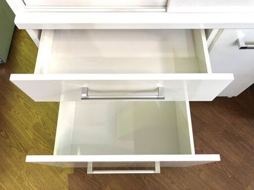 メーカー不明■食器棚 ダイニングボード カップボード キッチン収納白 ホワイト