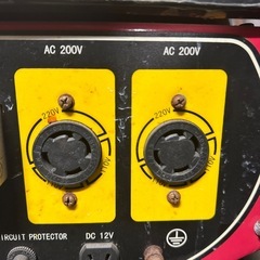 発電機　100/200vの画像
