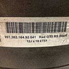 ポルシェ911(997)GT3 RS リヤアルミホイール 1本の画像