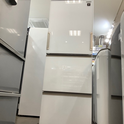 【安心！1年間の保証付き！】SHARP 3ドア冷蔵庫　左右開き　入荷しました！