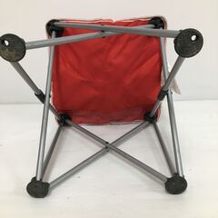 Coleman/コールマン コンパクトクッションチェア レッド ケース付き アウトドア 焚火 BBQ 25j菊STの画像